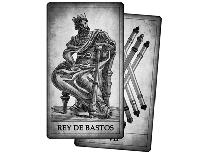 Cartas de Bastos del Tarot