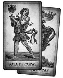 Cartas de Copas del Tarot